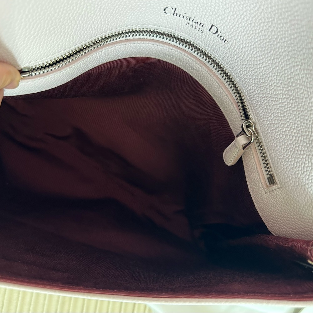 Dior Pink Leather Clutch with Receipt and Dust Bag - Picture 7 of 15